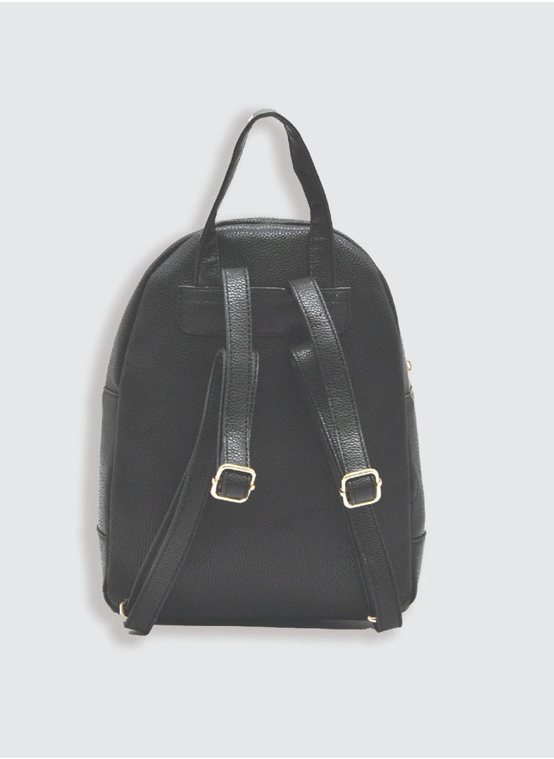 AMICA - Marta Chic Boho Backpack Bag for Women- Black - Image 1