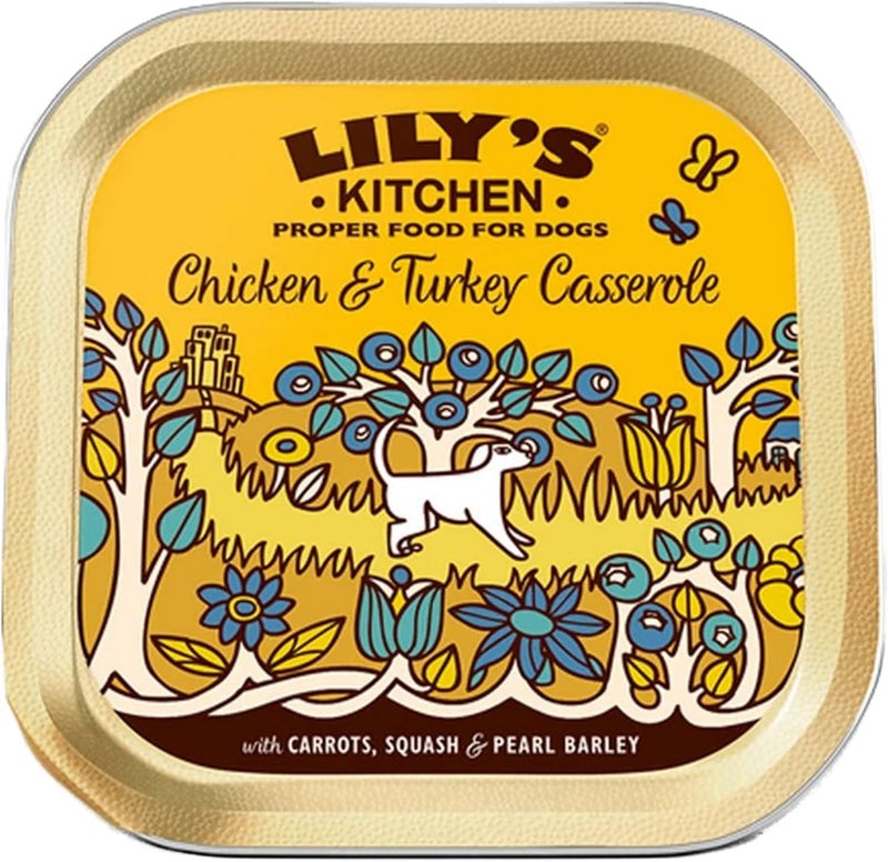 Lily's Kitchen Chicken & Turkey Casserole Wet Dog Food - 150G - Image 1