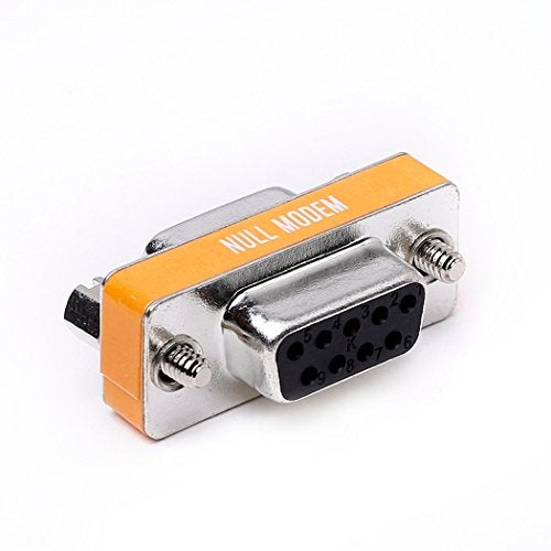 Arnorin DB9 Null Modem Female to Female Slimline Data Transfer Serial Port Adapter 2 Pack - Image 3