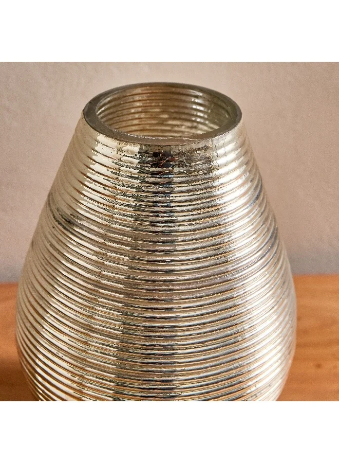 Home Box Erton Etched Glass Vase 18 x 18 x 26 cm