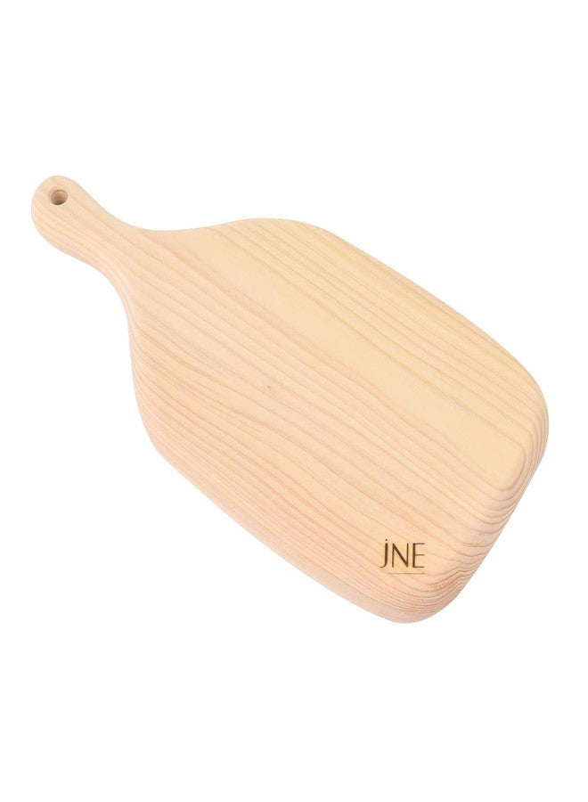 jNE Hinoki Cypress Reversible Wood Cutting Board, 17.2" x 8" x1.2", Chopping Board, Bread and Cheese Board, Serving Board, Solid Single Piece, No Joint, No Glue - Image 2