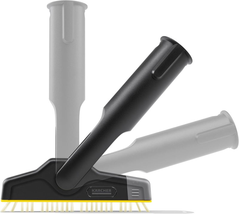 Kärcher XXL Grout Brush with Flexible Joint and Replaceable Brush Row for Hygienic Cleaning of Cement Grouts and Tile Joints, Original Accessories for Steam Cleaners - Image 2