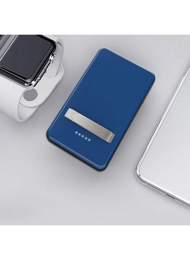 NIBEMINENT Magnetic Wireless 5000mAh Powerbank blue - Image 2
