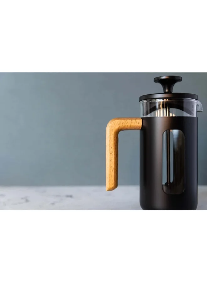 La Cafetiere 3-Cups Thermal Shock and Heat Resistant Dishwasher Safe French Press Multicolor 16.5 x 7 x 11.3 cm LCPISA3CPBLKW
