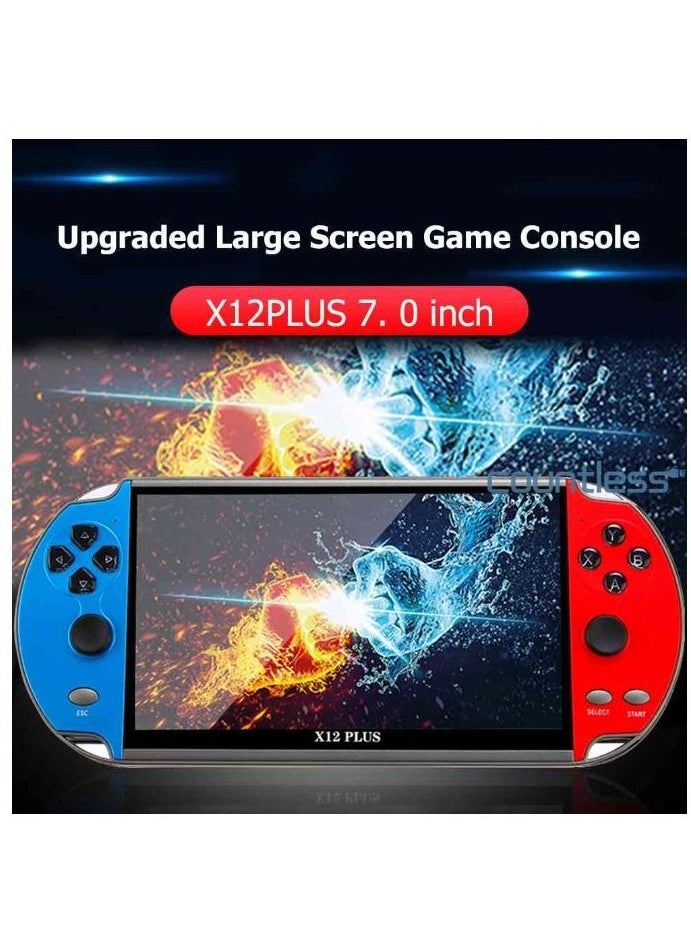 Generic - X12 Plus Wireless Video Game Console PSP Nostalgic 7.0 Inch Large - Image 1