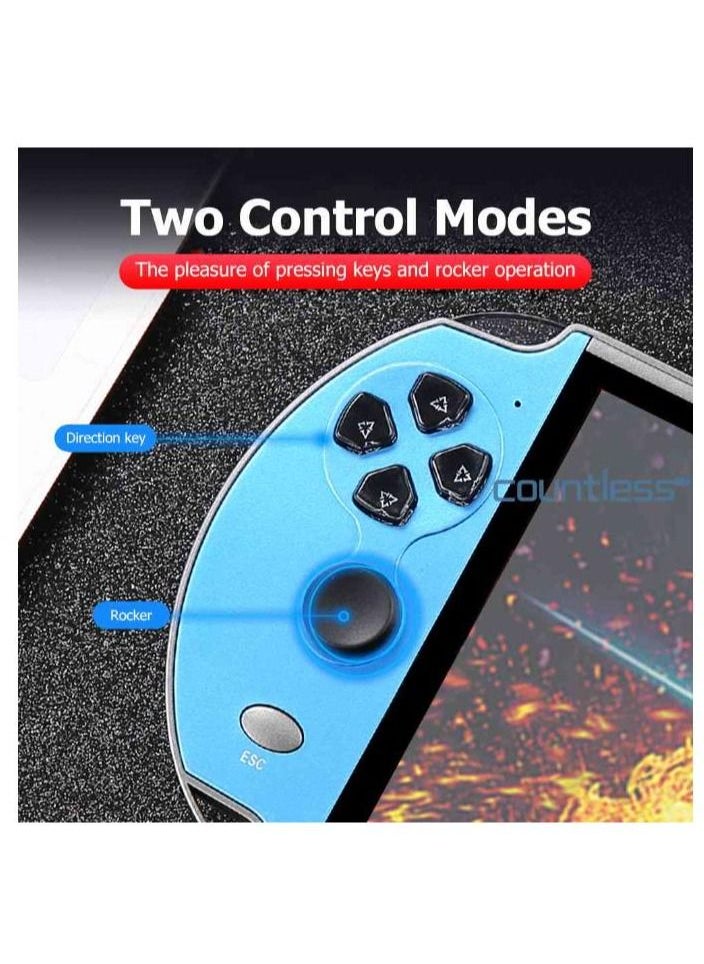 Generic - X12 Plus Wireless Video Game Console PSP Nostalgic 7.0 Inch Large - Image 1