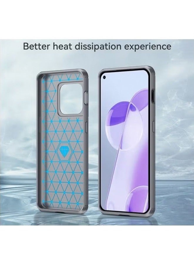 GKK OnePlus 10 Pro 5G Case Cover Soft TPU Carbon Fiber Texture Anti-Scratch Shockproof Phone Back Protector Accessory Ultra Slim Anti-Drop Rugged Bumper Inclusive Cover Grey - Image 5