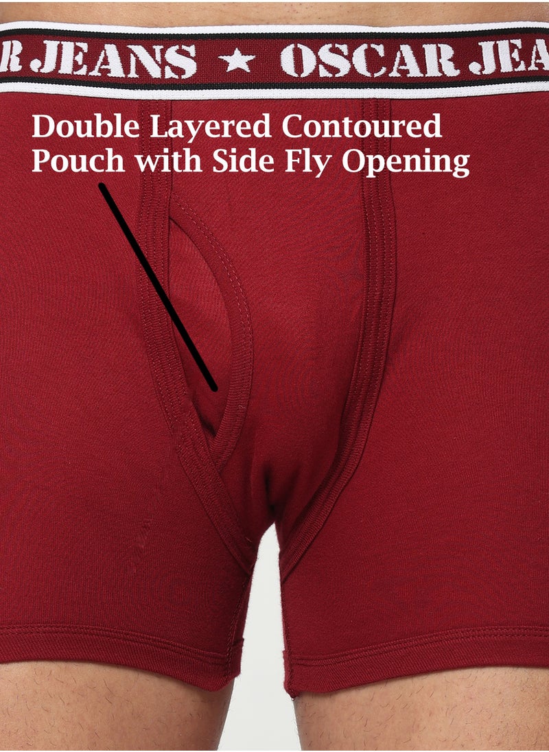 OSCAR JEANS 100% Cotton Premium Mens Boxer Underwear Organic Soft Breathable Antibacterial Pack of 3  - Image 5