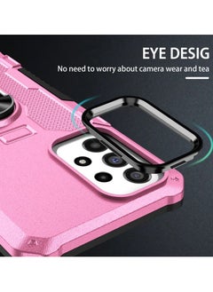 erorex Phone Case for Xiaomi Redmi Note 12 Pro 5G Ring Holder Pink  - Image 4