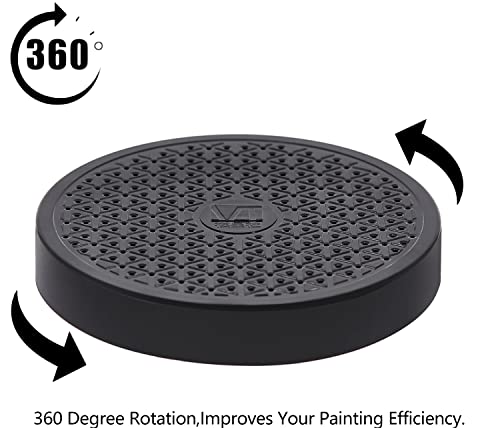 Yocoolfun 360 Degree Rotation Model Painting Stand Base Holder with 20 Pack Model Painting Alligator Clip Stick for Airbrush Hobby - Image 5