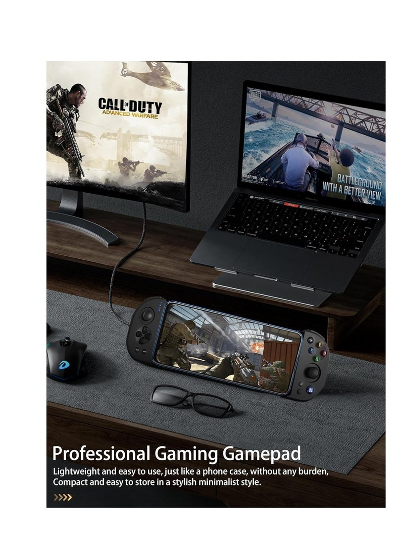 KASTWAVE - Mobile Gaming Controller for iPhone Android PC iOS Wireless Gamepad Joystick for iPhone 15/14/13/12/X, iPad, MacBook, Samsung Galaxy S23/S22/S21, TCL, LG, Tablet, Turbo, 18+H Battery Life, Direct Play - Image 1
