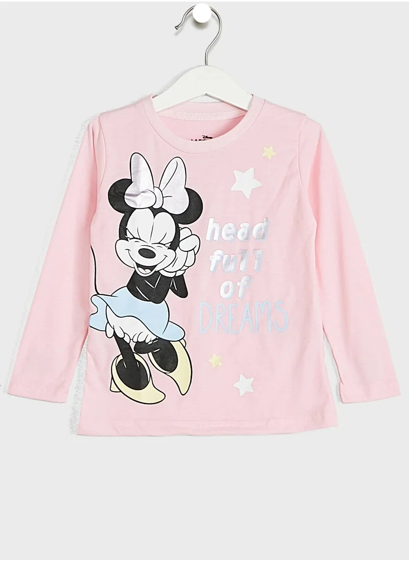 Disney Minnie Mouse Kids Minnie Mouse Pyjama Set