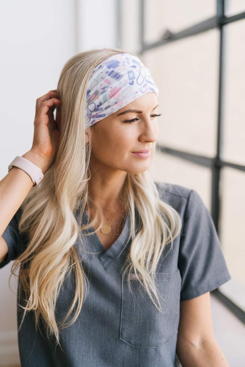 Maven Thread 4" Wide Workout Headbands for Women (2 Pack) – Non-Slip Sweatbands for Gym, Running & Yoga - Image 5