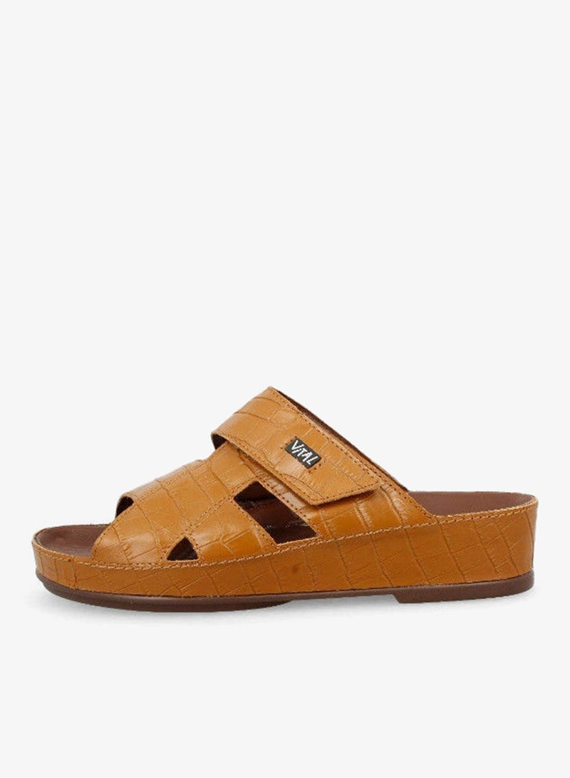 VITAL 148-1015 Vital Mens Sandals Vitallo Cocco Cara 74004B443117 Cuoio - Image 1