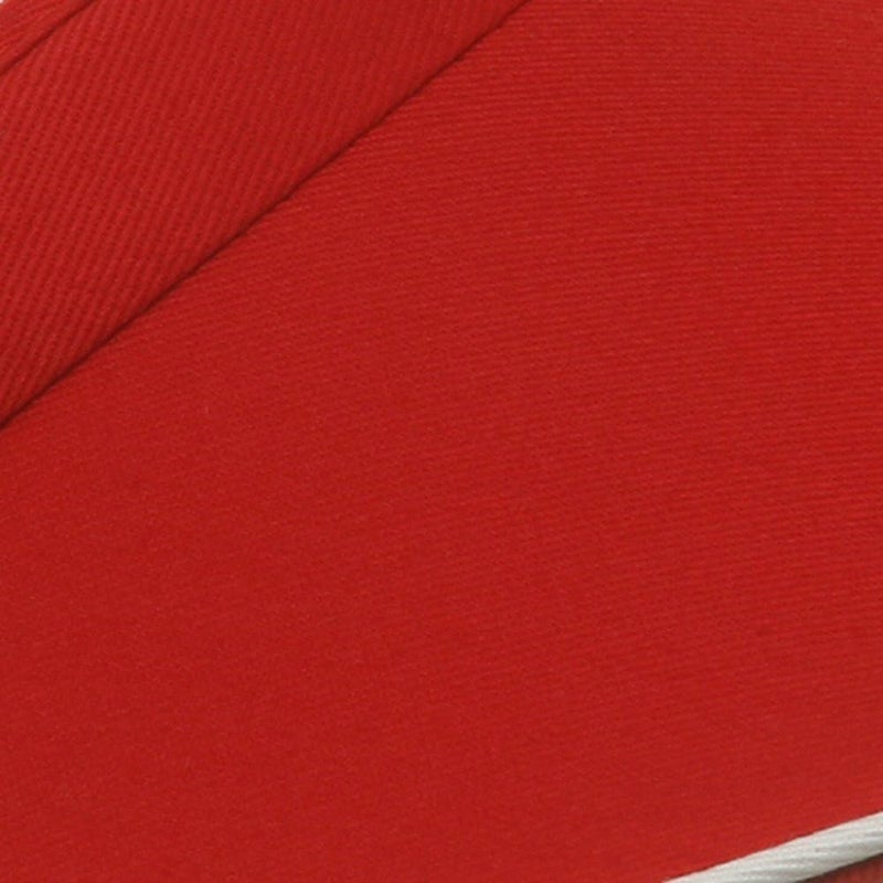 Mega Cap Women's Piping Clip On Visor - Red - Image 5