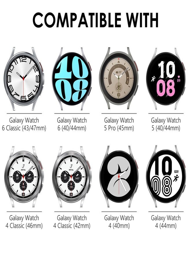 NewWays Compatible for SAMSUNG Galaxy Watch 7 6 Classic 6 5 4 Band 40mm 44mm 42mm 46mm, 20mm Stunning Diamonds Bracelet with Quick Release Pin for Galaxy Active 2, Rose Gold - Image 2