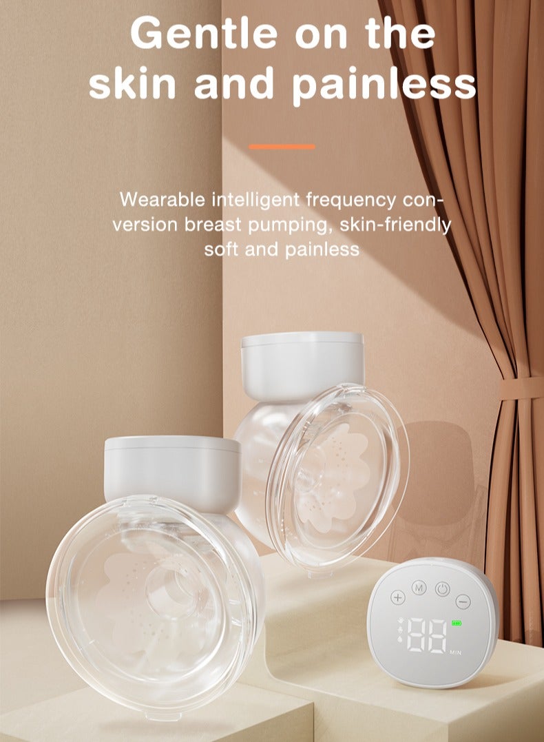 Dr.isla مضخة  القابلة للارتداء Dr. Isla LED Slient مضخة حليب الطفل اللاسلكية المحمولة مجانية اليدين بثلاثة أوضاع - Image 2