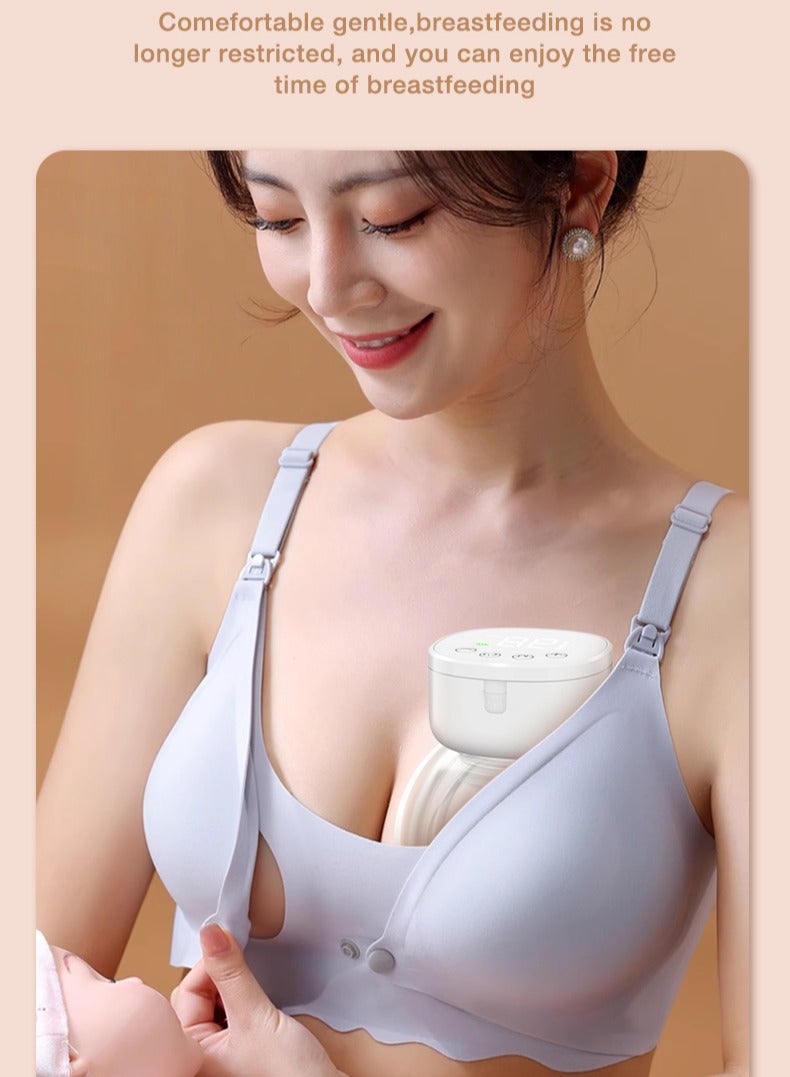 Dr.isla مضخة  القابلة للارتداء Dr. Isla LED Slient مضخة حليب الطفل اللاسلكية المحمولة مجانية اليدين بثلاثة أوضاع - Image 4