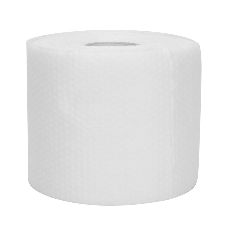 Disposable Face Towels: 100% Pure Cotton, Fluorescent Agent & Alcohol Free, Wet Dry Dual Use - Thick Tear Resistant Face Clean Roll Towel for Daily Facial Care, Makeup Removal and Home Bathroom Use - Image 2
