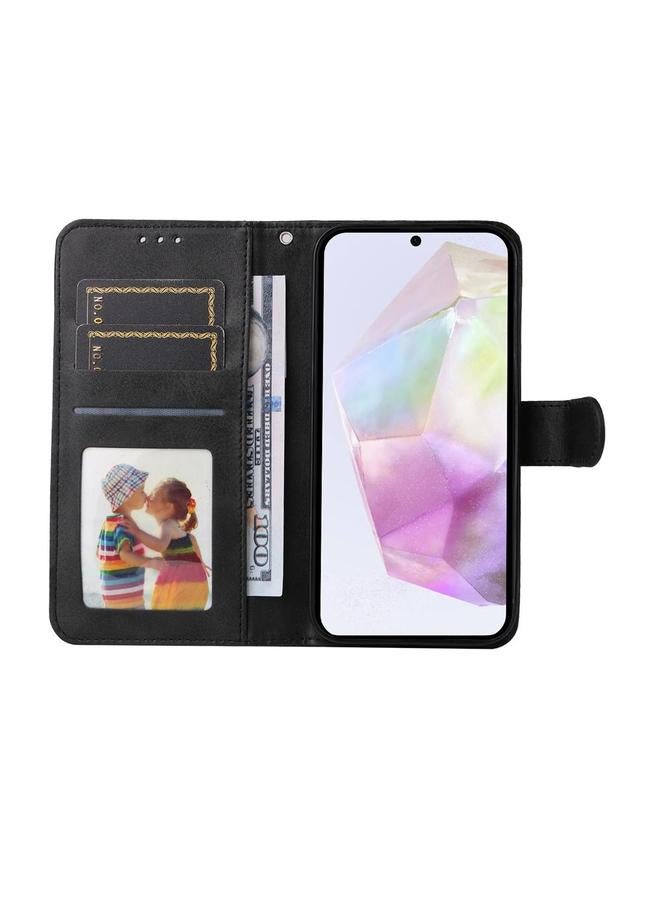 S-TOP Case For Samsung Galaxy A56 5G Classic Calf Texture Flip Leather Phone Case - Image 4