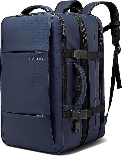 BANGE Travel Backpack,35L Carry on Backpack, Men Airline Approved Backpack, Expandable Business Laptop Daypack - Image 1