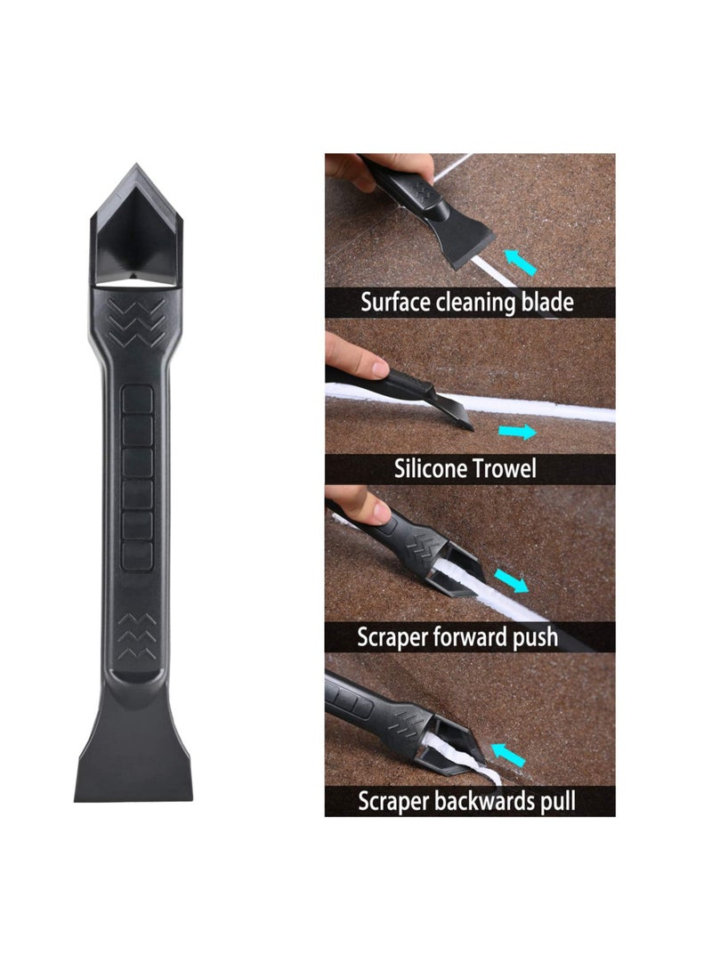 5 pcs Caulk Nozzle, Applicator, Silicone Caulking Tools,10R, 13R, Silicone Sealant Finishing Tool Grout Scrapers kit for Tile or Brick Joints  - Image 3