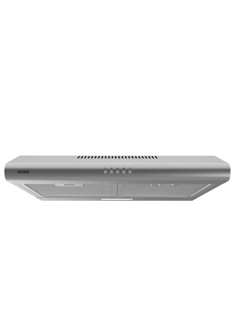 milano Kitchen Hood Chrome 60cm  - Image 1
