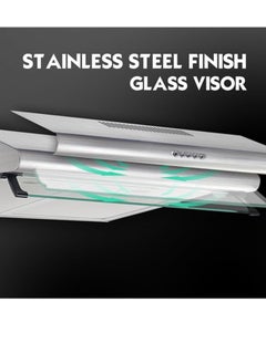 milano Kitchen Hood Chrome 60cm  - Image 3