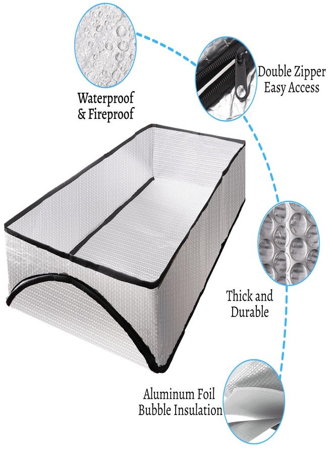 YOUEON Extra Thick Attic Door Insulation Cover 54"x25"x11", Double Bubble Attic Stairs Insulation Cover for Pull Down Stair, Energy Saving Tent with Easy Access Zipper - Image 3