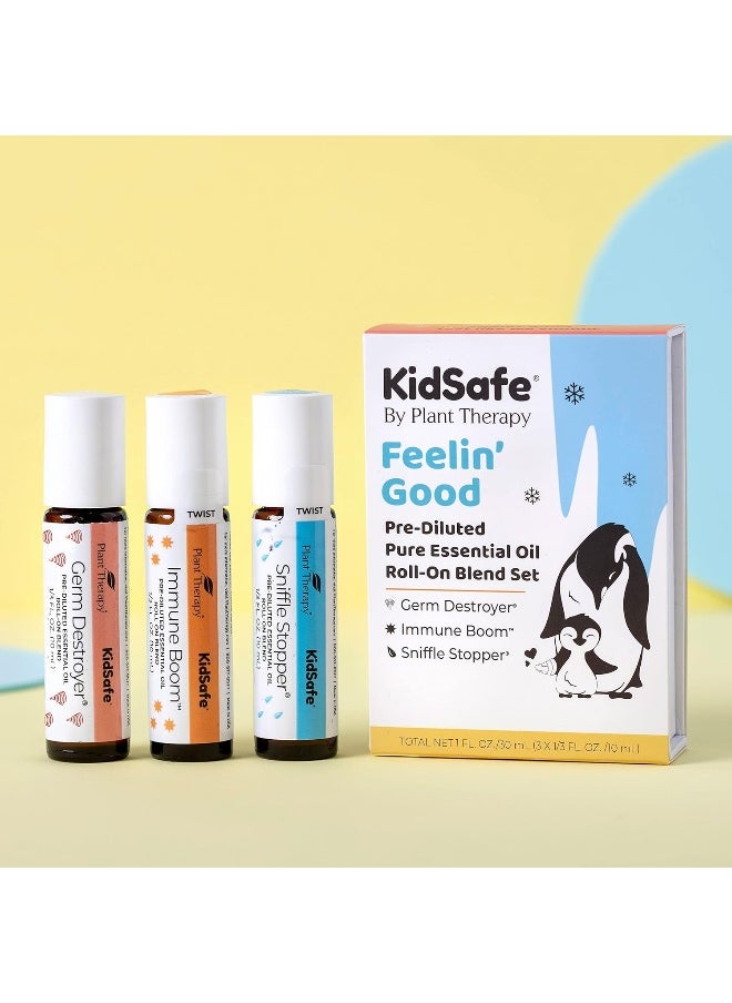 Plant Therapy - Plant Therapy KidSafe Feelin' Good Essential Oil Blend Set - Image 1
