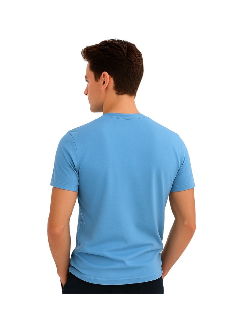 PRINTSHOP4ME Adult Round Neck Men's T Shirt 170 GSM Pure Cotton Basic Colors - Image 5