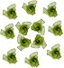 Lolakee Dance Scarves 12 Pcs Juggling Scarves for Kids Play Silk Scarve for Babies Toddlers Children Movement Learning Education Musical Accessories Colorful Scarfs Magic Tricks Performance Army Green - Image 3