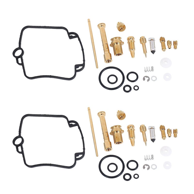 Carburetor Rebuild Kit: 2-Piece Set With Durable Metal Construction - Precision Jet Specs (Main Jet 122.5, Slow Jet 37.5) Carburetor Repair Kit for BMW F650 93-00 Motorcycle Engine Maintenance - Image 1
