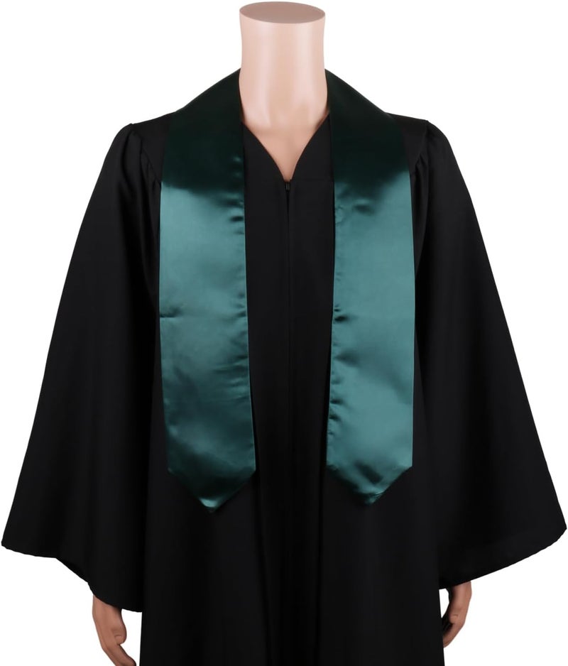 SAMDEEMI Unisex Adult Plain Graduation Stole Sash 60" long - Image 1