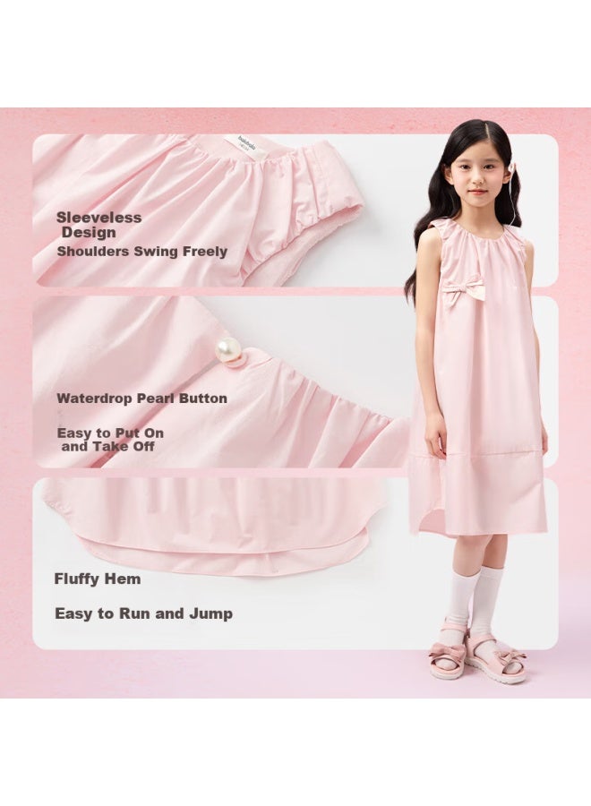 Balabala Girls' Dress Children's Sleeveless Dress Summer Dress For Big Kids Sweet 208225111024 - Image 4