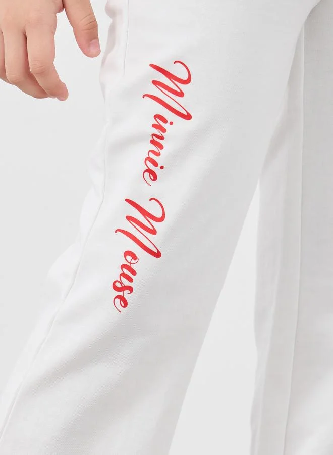 Styli Graphic Print Wide Leg Joggers