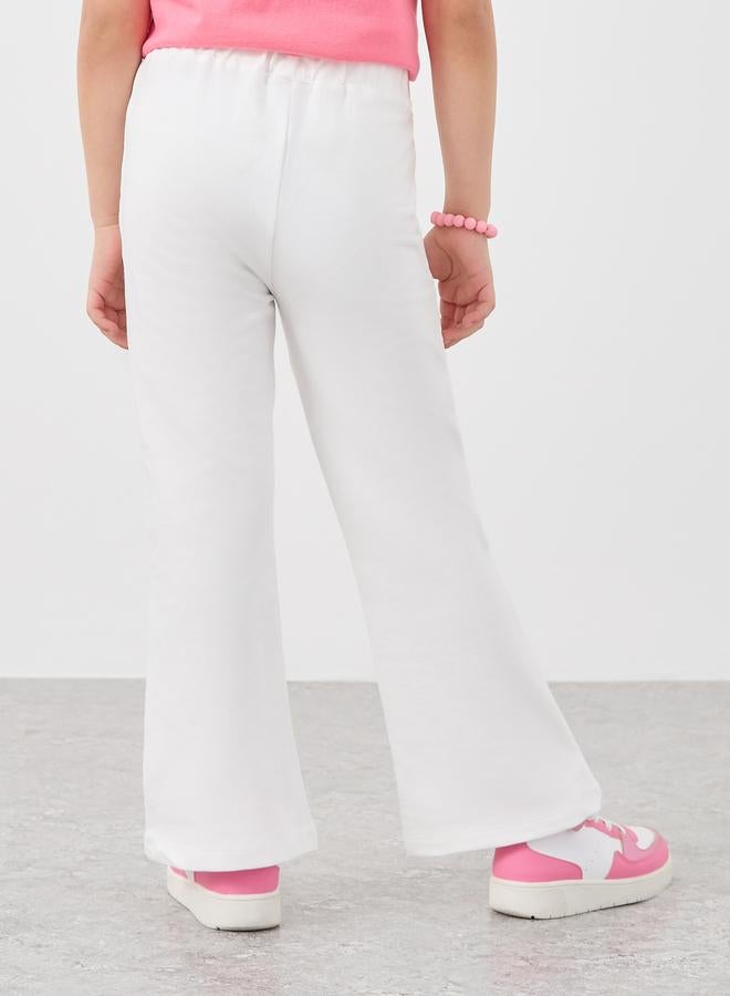 ستايلي بنطلون رياضي واسع الساق بطبعة جرافيك ستايلي - Image 5