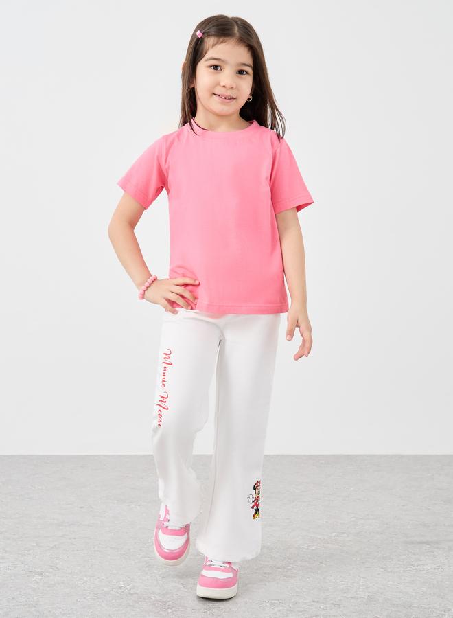 ستايلي بنطلون رياضي واسع الساق بطبعة جرافيك ستايلي - Image 2