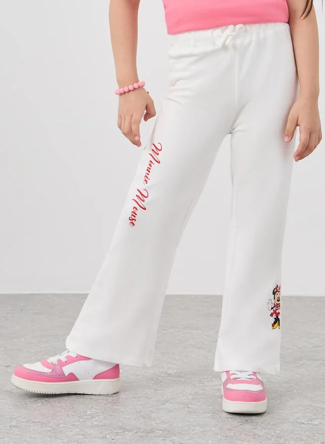 Styli Graphic Print Wide Leg Joggers