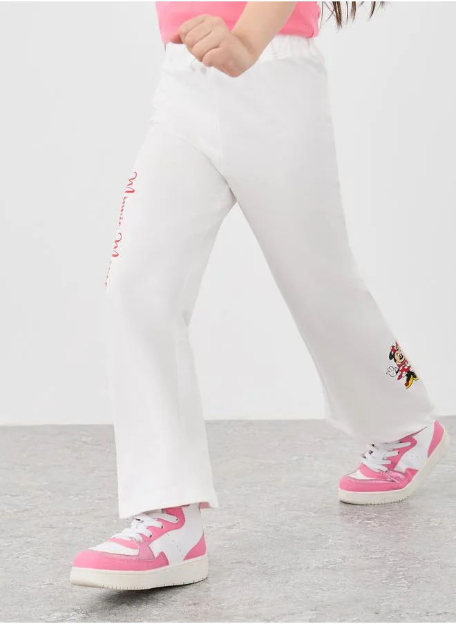 Styli Styli Graphic Print Wide Leg Joggers