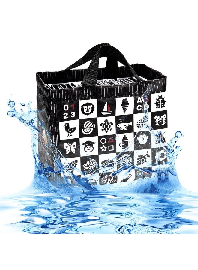 Toys Hot Baby Early Education Black And White Card Portable Suit Cloth Book Baby Tear-proof Visual Book - Image 2