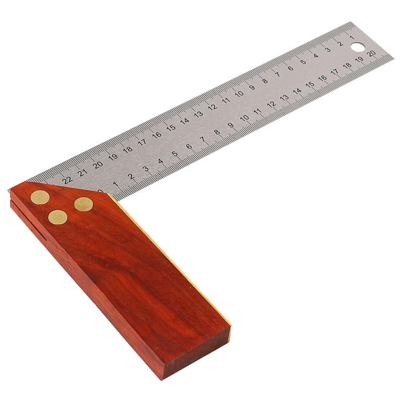 Shaped Woodworking Angle Ruler Carpenter Square Measurement Tool Wood Material Compression-Resistant for Precise Joint Holding and Woodworking Tasks - Image 1