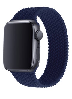 Modernity MODERNITY Braided Silicone Solo Loop Bands Compatible with Watch Band 42mm 44mm 45mm 49mm, Stretchy Sport Strap Compatible for iWatch Series 9/8/7/6/5/4/3/2/1/SE/Ultra  - Image 1