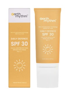 Earth Rhythm Sunscreen Spf 30 For Oily, Sensitive, Acne Prone Or Dry Skin Men And Women, Tube - 50 Ml  - Image 1