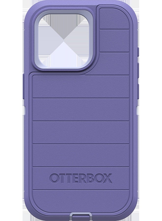Defender Pro Series Case and Holster - iPhone 15 Pro Purple