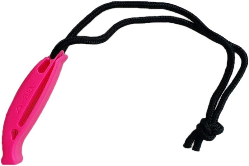 klarako Plastic Water Sports Emergency Survival Safety Whistle with Lanyard - Image 5