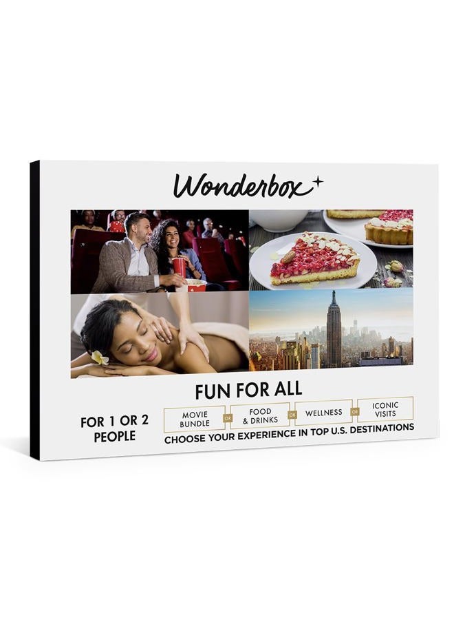 Wonderbox - Original Gift Idea- Experience gift - FUN FOR ALL in NYC- For 1 or 2 people - 1 activity to choose from: Airboat, Relaxing Massage, Speedboat, food experience, Summit One Vanderbilt... - Image 1