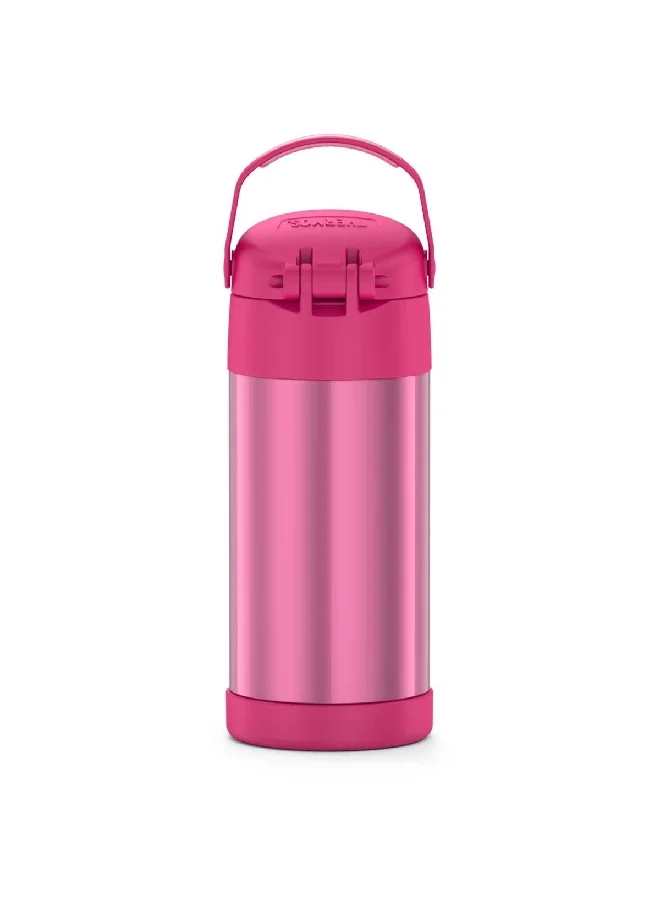 THERMOS Funtainer Vacuum Insulated Double Wall Stainless Steel Water Bottle Pink 12oz F4100PK6