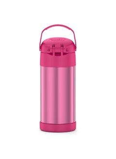 THERMOS Funtainer Vacuum Insulated Double Wall Stainless Steel Water Bottle Pink 12oz F4100PK6  - Image 2