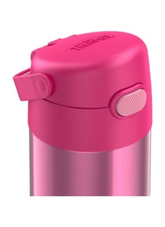 THERMOS Funtainer Vacuum Insulated Double Wall Stainless Steel Water Bottle Pink 12oz F4100PK6  - Image 4